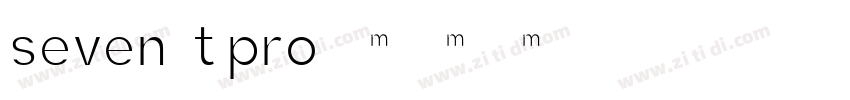 seven lt pro字体转换